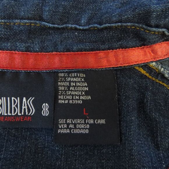 Bill Blass Vintage 90's Women's Denim Jacket/Blazer Large ** EUC - Picture 8 of 10